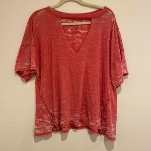 We the free distressed T-shirt